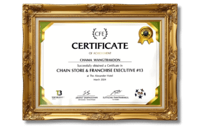 Catcarwash ตอกย้ำความเป็นผู้นำ! การันตีศักยภาพการบริหารด้วยใบรับรองหลักสูตร “Chain Store & Franchise Executive” (CFE) รุ่นที่ 13