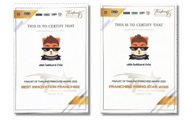 Catcarwash แฟรนไชส์ดาวรุ่งแห่งปี การันตี 2 รางวัล Best Innovation & Rising Star จากเวที Thailand Franchise Award 2025 โดย DBD