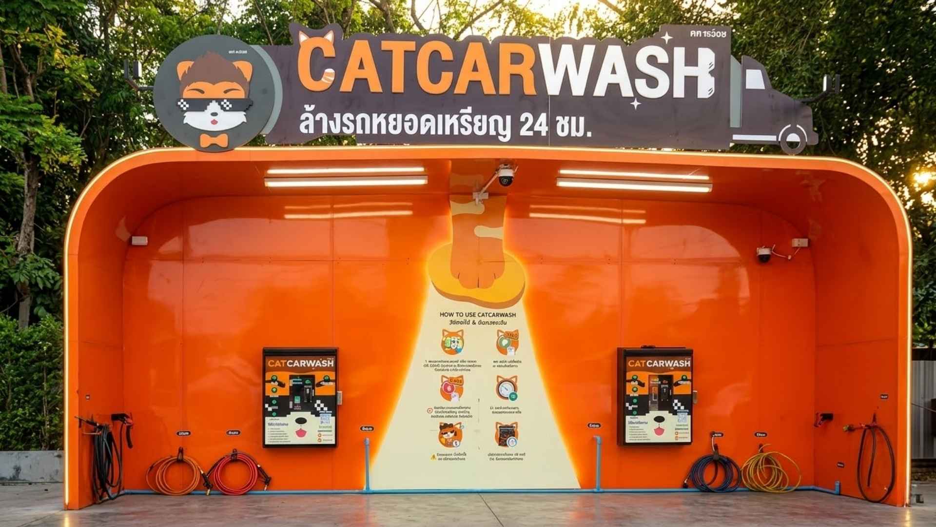 ล้างรถ แปลงยาว ฉะเชิงเทรา Catcarwash สาขา ปั๊มบางจาก เปิดให้บริการ 2 ช่องล้างพื้นที่กว้างขวาง ล้างสบายรองรับตั้งแต่ รถเล็กยันรถใหญ่